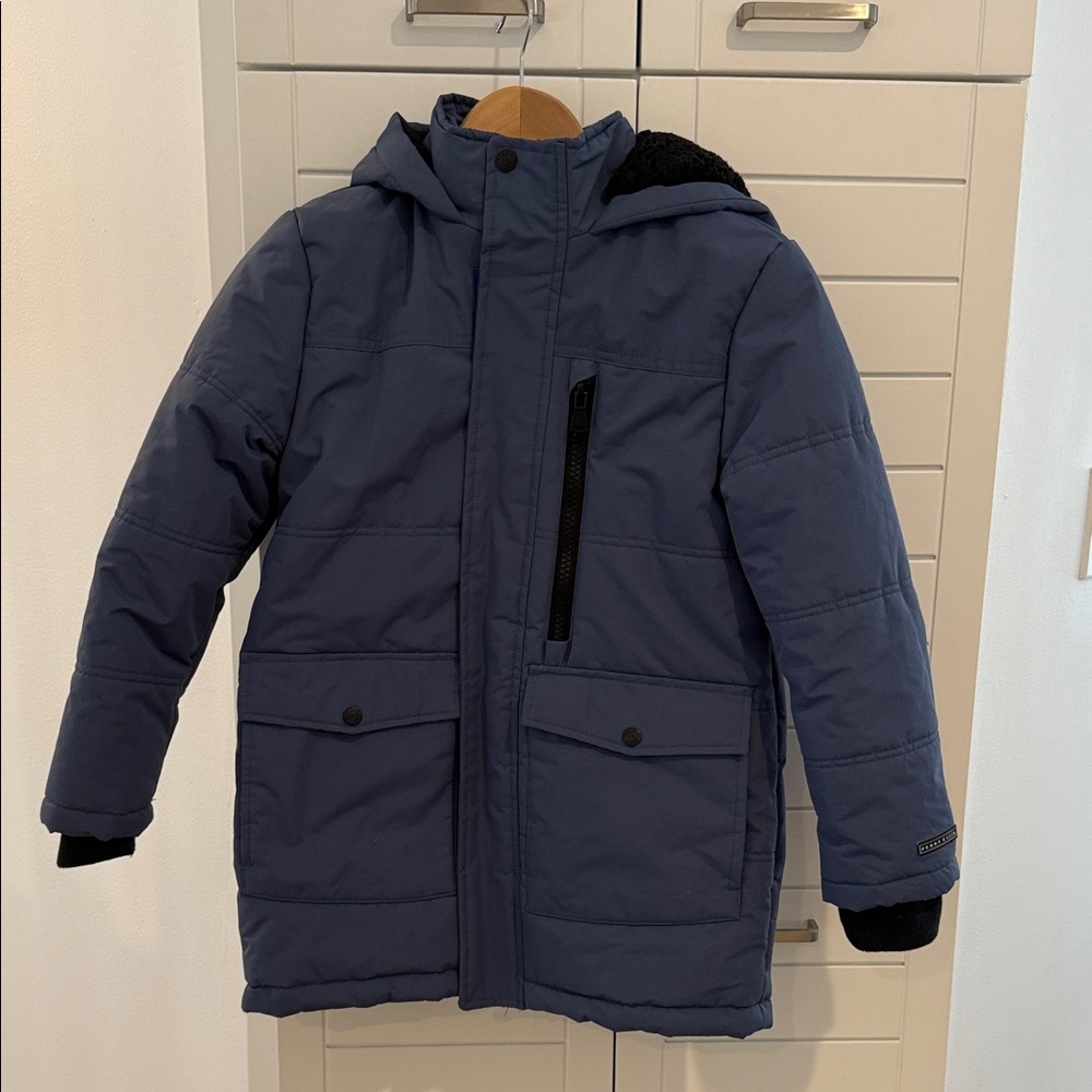 Perry Ellis Boys' Blue Hooded Jacket Size 10/12
